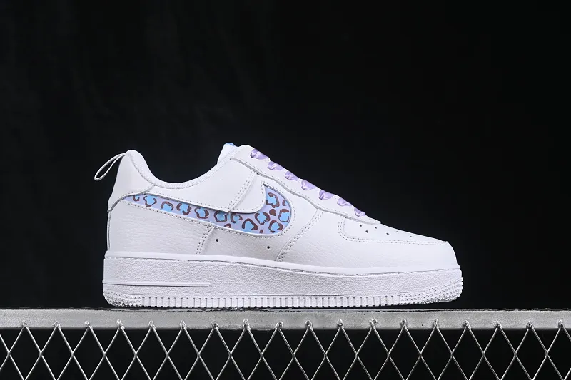 All categories Nk Air Force 1 Air Force series Nk Air Force 1 Low Air Force low-top Nike Air Force 1'07 Low "Ice Blue Leopard Shadow" Hand-painted graffiti Ice Blue Leopard Shadow Air Force 1 low-top casual sneakers FB8971-008
